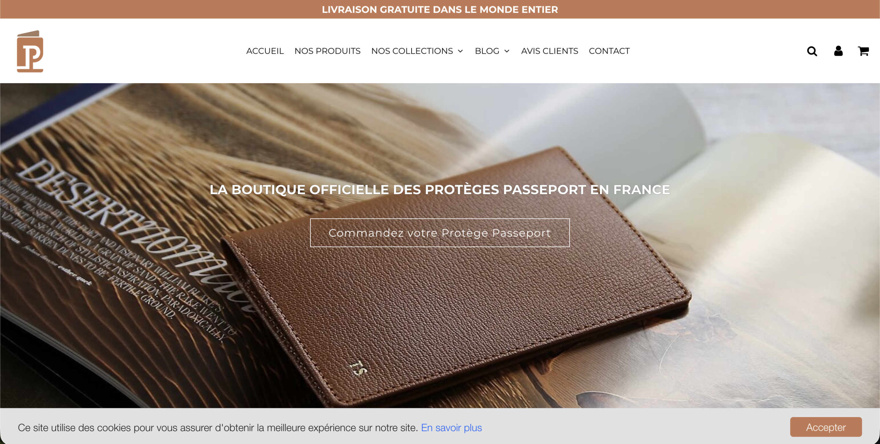 protege passeport shopify accueil